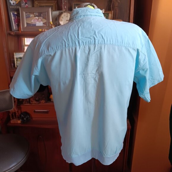 Vintage 1980's Surf Pullover Shirt Mens Large Blue DCL Logo Graphic - Picture 6 of 8